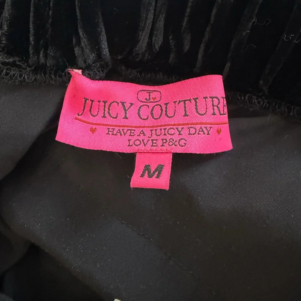 Vintage Juicy Couture Strapless Velvet Ruffled Mini Dress - Picture 8 of 10